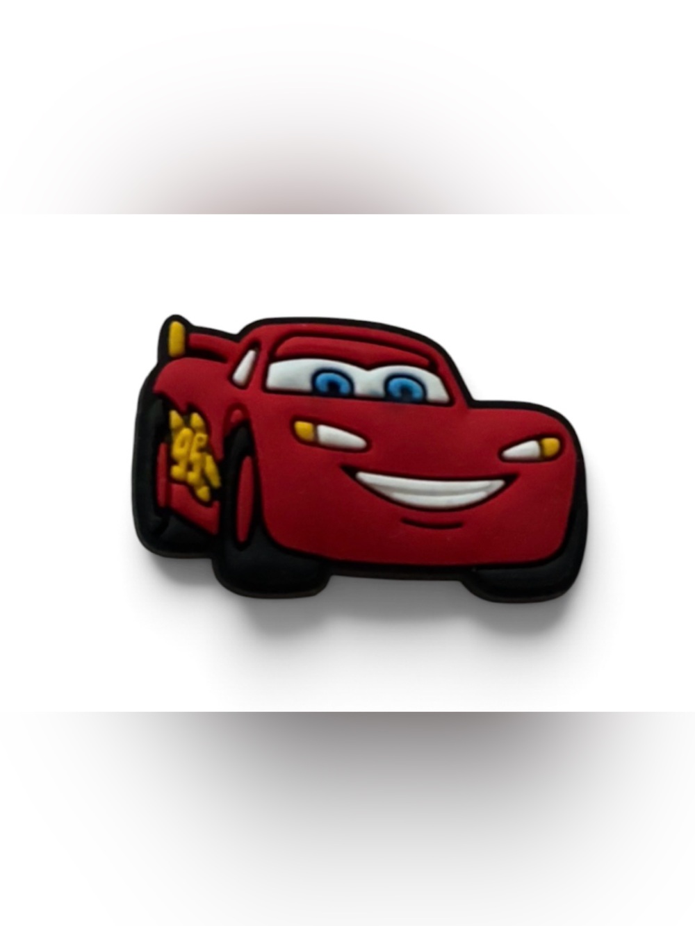 Red Lightning Car Kids Shoe Charm